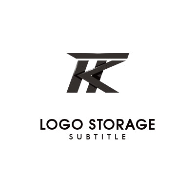 アルファベットの「T」「K」をモチーフにデザインしたロゴ