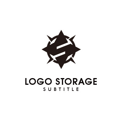 アルファベットの「S」をモチーフにデザインしたロゴ