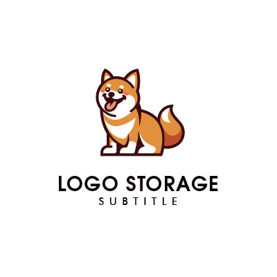 「犬」をモチーフにデザインしたロゴ