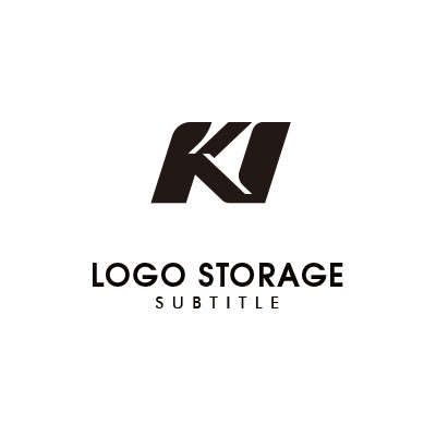 「K」「I」をモチーフにデザインしたロゴ