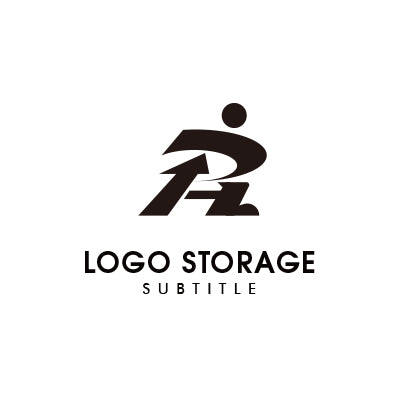 H＆R ランニングロゴ | スピード・挑戦・前進を象徴するデザイン