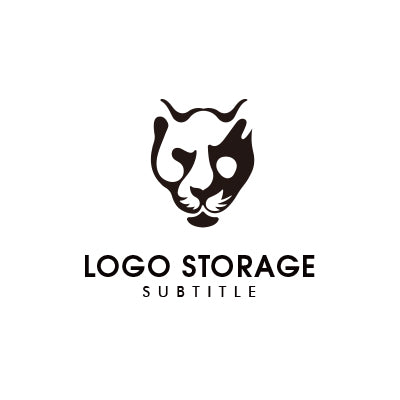 スタイリッシュなピューマのロゴデザイン｜ロゴ販売はロゴストレージ