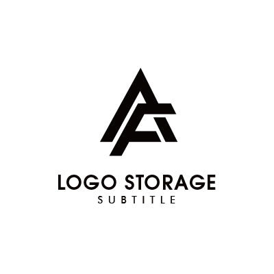 直線で描く、先鋭的ブランドロゴ｜ロゴ販売 ロゴストレージ