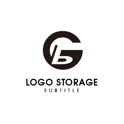 端正なラインで信頼を築く、GBロゴマーク｜ロゴ販売 ロゴストレージ