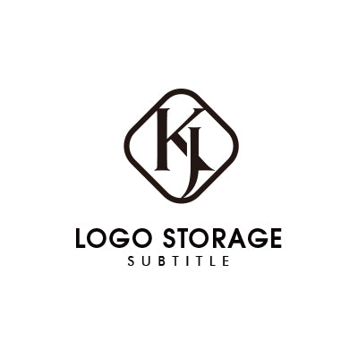 クラシックな信頼を宿す、モノグラムKJロゴ｜ロゴ販売 ロゴストレージ