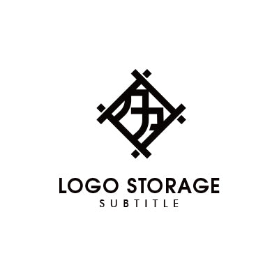 文化と創造を紡ぐ、抽象的な和文字ロゴ｜ロゴ販売 ロゴストレージ