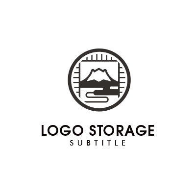 日本の象徴を描いた和風ランドスケープロゴ｜ロゴ販売 ロゴストレージ