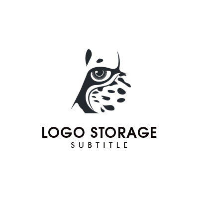 スピードと力強さを描く、チーターモチーフロゴ｜ロゴ販売 ロゴストレージ