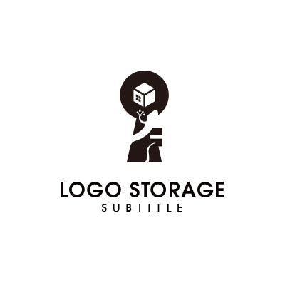 連携と安心を描く、ネットワーク×ハウスモチーフロゴ｜ロゴ販売 ロゴストレージ