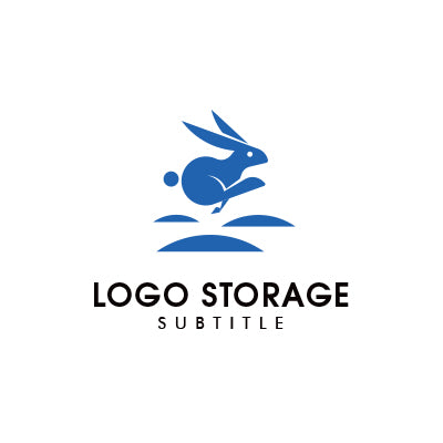 軽やかさを描く、アニマルシンボルロゴ｜ロゴ販売 ロゴストレージ