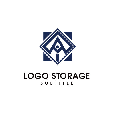 Aモチーフで信頼を築く、幾何学ブランドロゴ｜ロゴ販売 ロゴストレージ