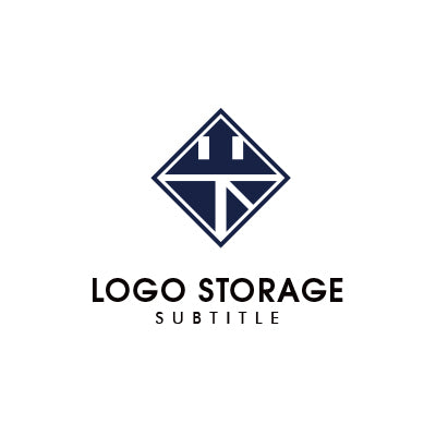 山+下の象徴性を高めた幾何学ロゴ