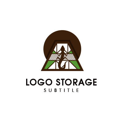 爬虫類モチーフのシンボルロゴ