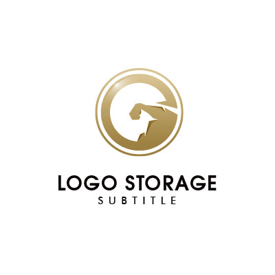 Gモチーフのエンブレムロゴ