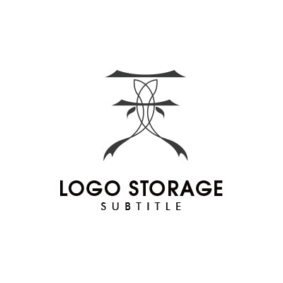 天の文字と鯉がモチーフロゴ