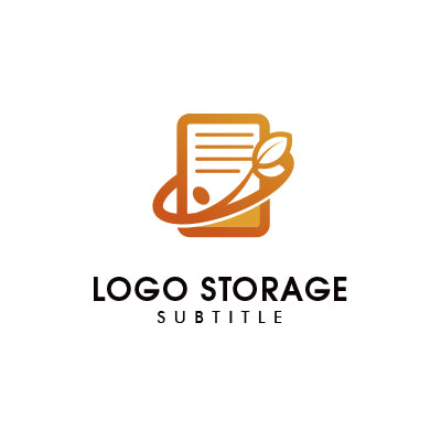 書類モチーフロゴ｜ロゴ販売 ロゴストレージ