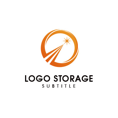 星のロゴデザイン。星と道のラインをモチーフにしたロゴ