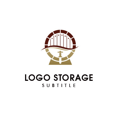 酒樽 モチーフのロゴデザイン ロゴ販売 ロゴストレージ