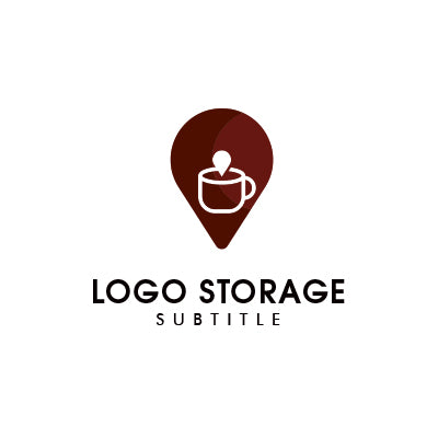 コーヒー カップ のロゴデザイン ロゴ販売 ロゴストレージ