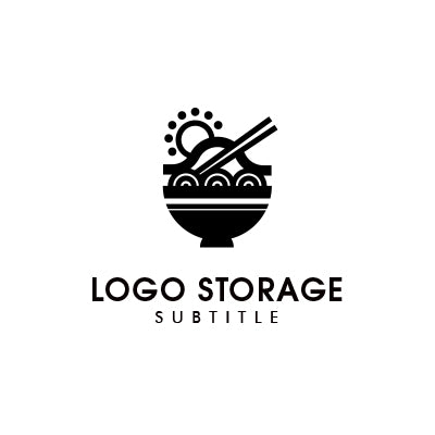 ラーメン 丼ロゴデザイン ロゴ販売 ロゴストレージ