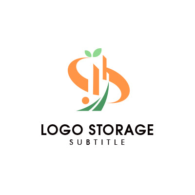 S 葉っぱ ナチュラル ロゴデザイン ロゴ販売 ロゴストレージ