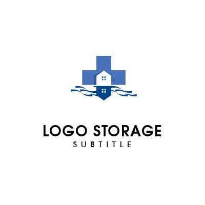 十字 家 波 ロゴデザイン ロゴ販売 ロゴストレージ