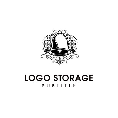 ベル 装飾 エレガント ロゴデザイン ロゴ販売 ロゴストレージ