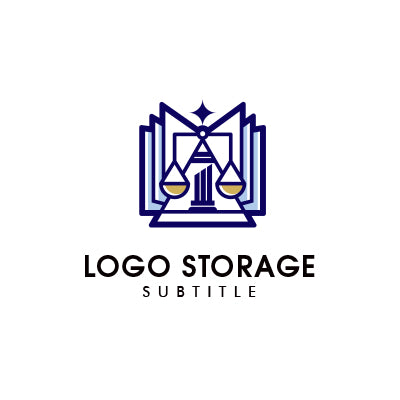 天秤 柱 法律 ロゴデザイン ロゴ販売 ロゴストレージ