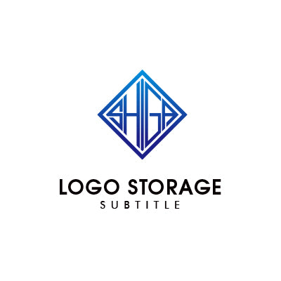 H イニシャル 幾何学 ロゴデザイン ロゴ販売 ロゴストレージ