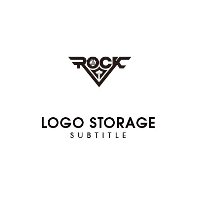 ROCK 文字 エンブレム ロゴデザイン ロゴ販売 ロゴストレージ