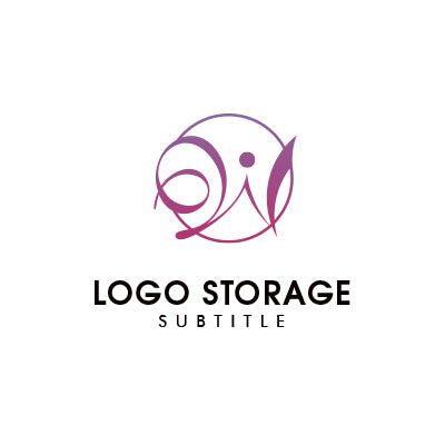 W 人 ナチュラル ロゴデザイン ロゴ販売 ロゴストレージ