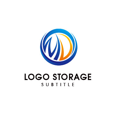 W 円形 成長 ロゴデザイン ロゴ販売 ロゴストレージ