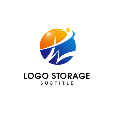 W 地球 軌道 ロゴデザイン ロゴ販売 ロゴストレージ