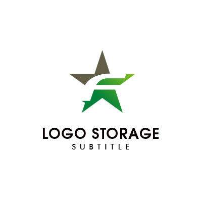 F 星 ナチュラル ロゴデザイン ロゴ販売 ロゴストレージ