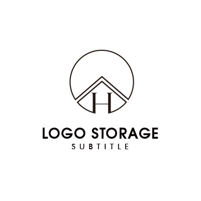 H 家 シンプル ロゴデザイン ロゴ販売 ロゴストレージ