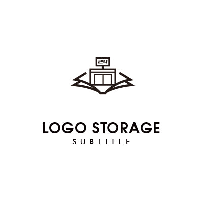 店舗 24時間 シンボル ロゴデザイン ロゴ販売 ロゴストレージ
