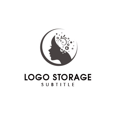 女性 横顔 エレガント ロゴデザイン ロゴ販売 ロゴストレージ