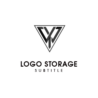 YW イニシャル エンブレム ロゴデザイン ロゴ販売 ロゴストレージ