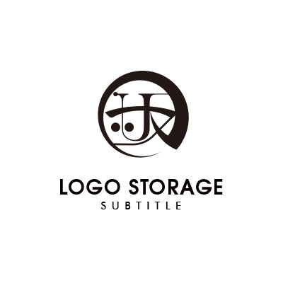 J イニシャル 円形 ロゴデザイン ロゴ販売 ロゴストレージ