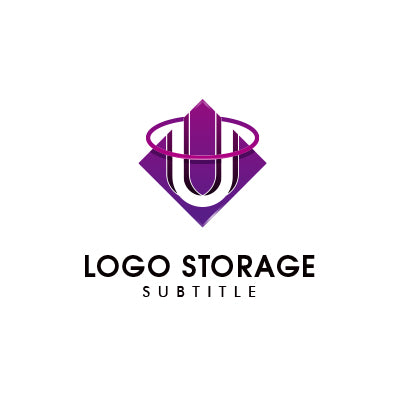 Uモチーフ 立体 リング ロゴデザイン ロゴ販売 ロゴストレージ