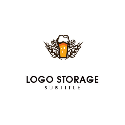 ビール 麦 クラフト ロゴデザイン ロゴ販売 ロゴストレージ