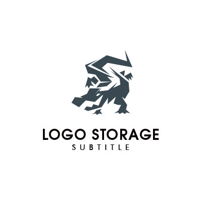 ワニ シルエット 力強さ ロゴデザイン ロゴ販売 ロゴストレージ