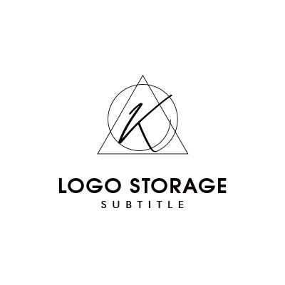 K ジオメトリック ロゴデザイン ロゴ販売 ロゴストレージ