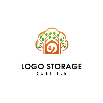 木 リーフ ロゴデザイン ロゴ販売 ロゴストレージ