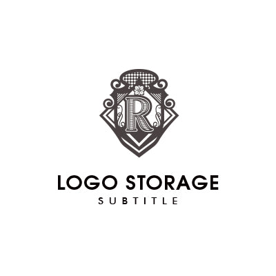 R×エンブレム モチーフロゴデザイン ロゴ販売 ロゴストレージ