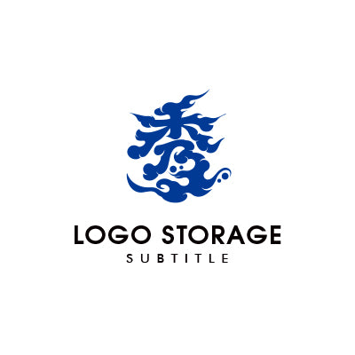 雲文様漢字 モチーフロゴデザイン ロゴ販売 ロゴストレージ
