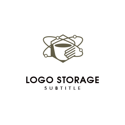 ハンドシェイク×オービット モチーフロゴデザイン ロゴ販売 ロゴストレージ