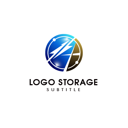 Z A 円 軌道 スピード 先進的 ロゴデザイン ロゴ販売 ロゴストレージ