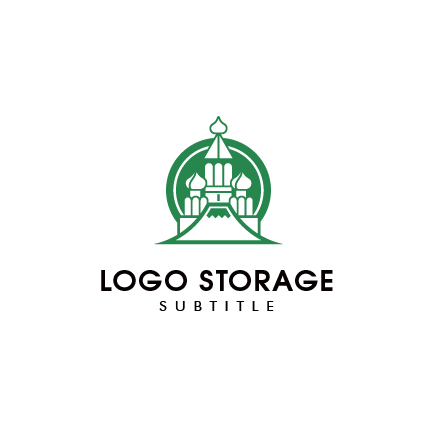 建物 寺院 宗教 伝統 文化 施設 ロゴデザイン ロゴ販売 ロゴストレージ