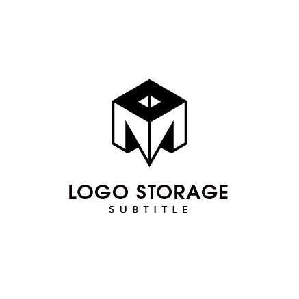 建物 M 六角形 モノグラム 建築 不動産 ロゴデザイン ロゴ販売 ロゴストレージ